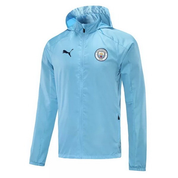 Windjacke Manchester City 2021-2022 Blau Günstige Fußballtrikots